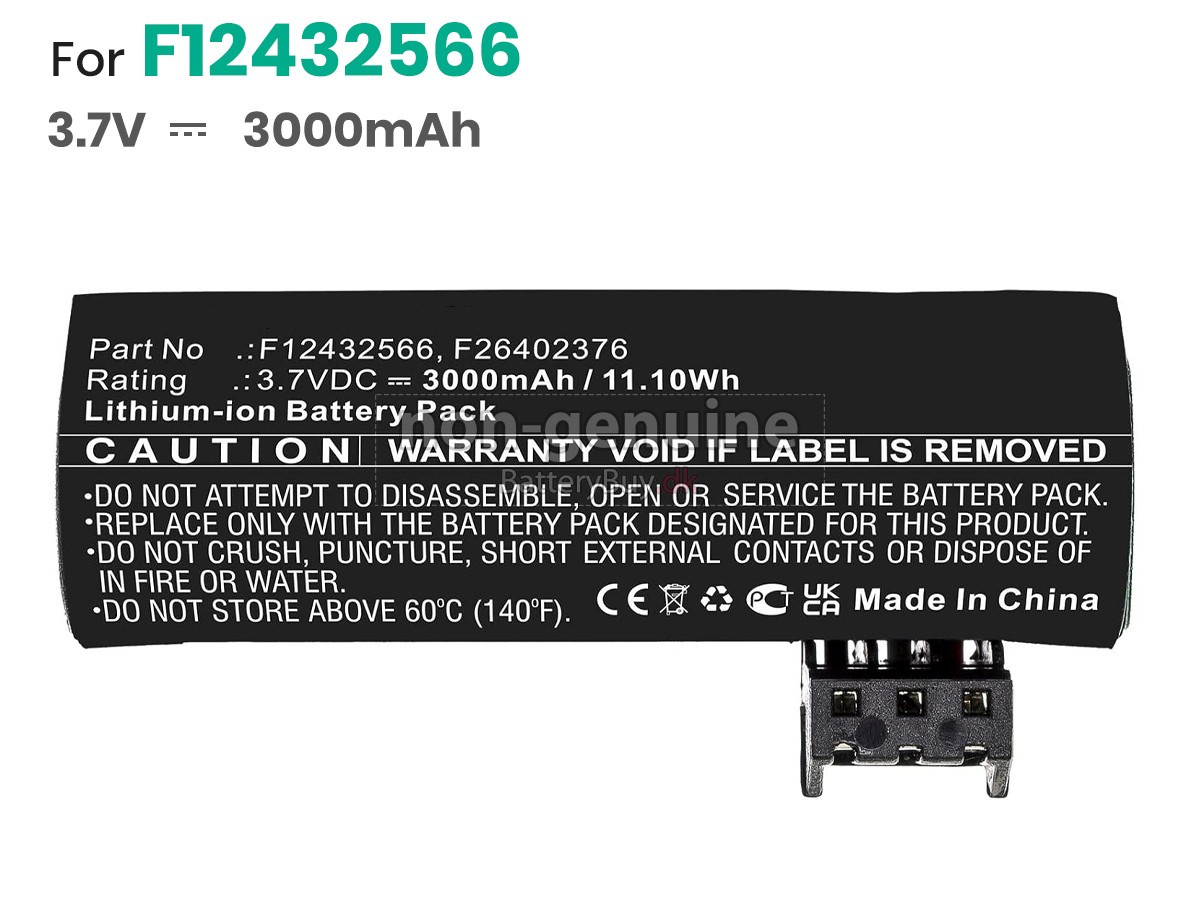 Ingenico F12432566 udskiftningsbatteri