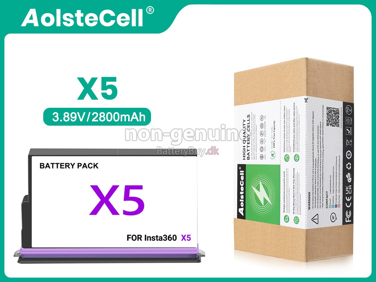 Insta360 X5 udskiftningsbatteri