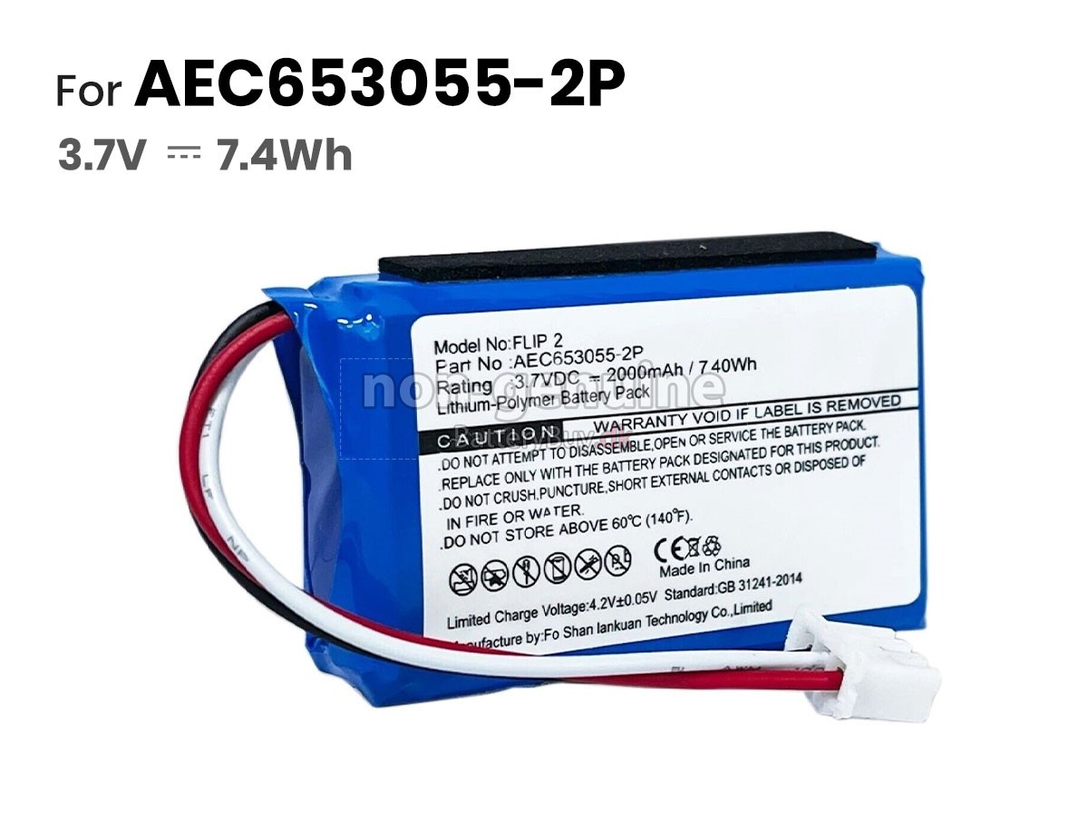 JBL FLIP 2 udskiftningsbatteri