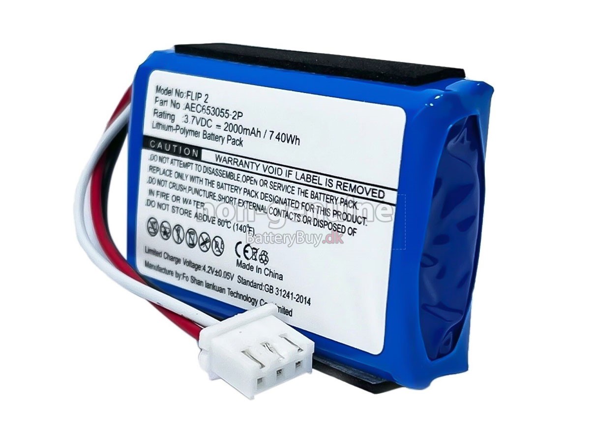 JBL FLIP 2 udskiftningsbatteri