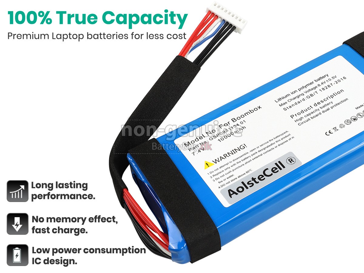JBL JEM3316 udskiftningsbatteri