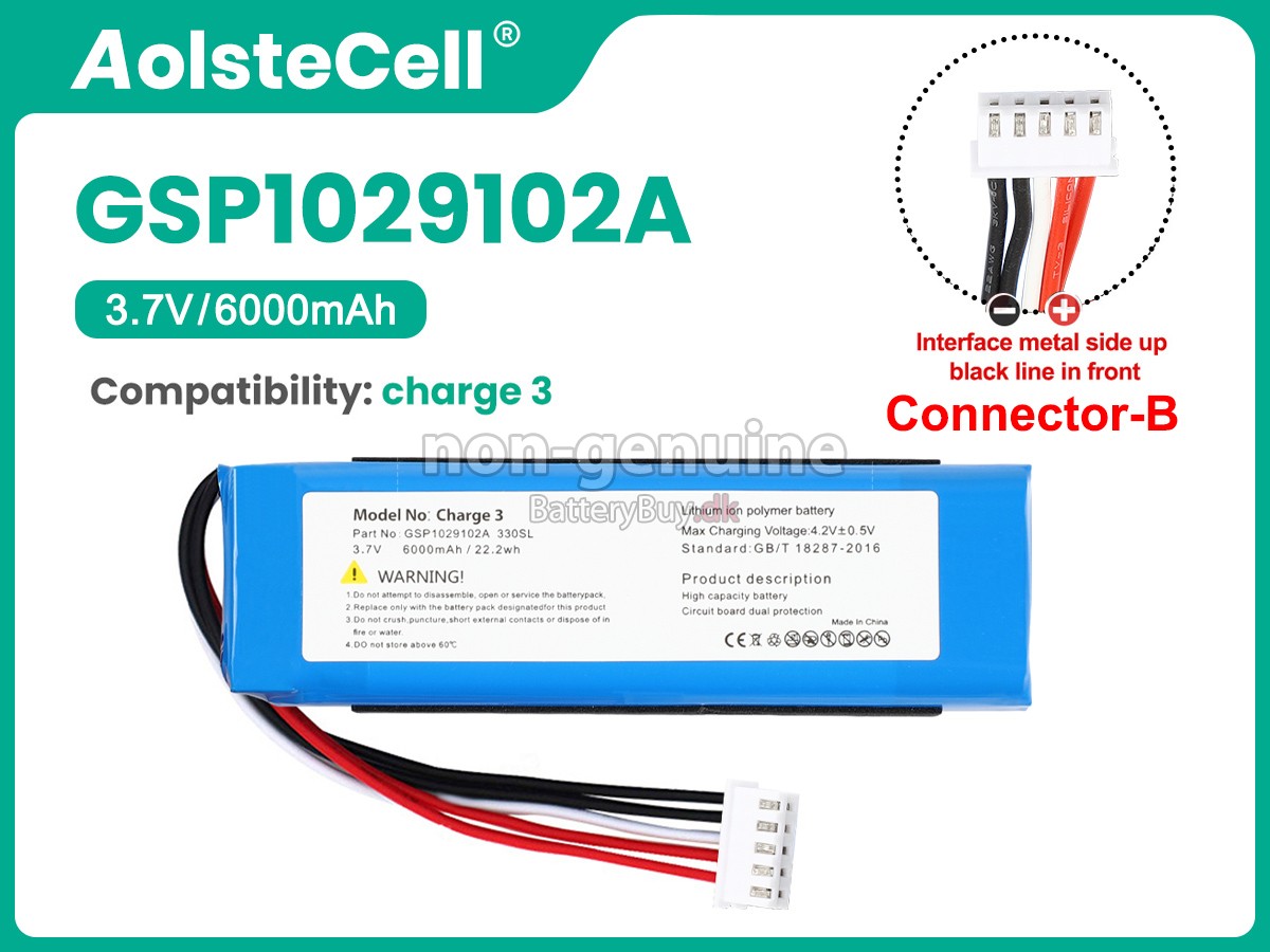 JBL GSP1029102A-2016 udskiftningsbatteri