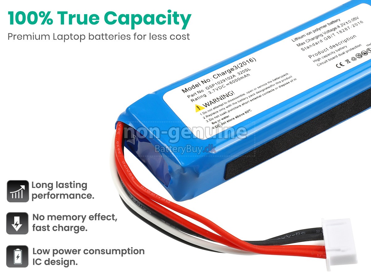 JBL GSP1029102A-2016 udskiftningsbatteri