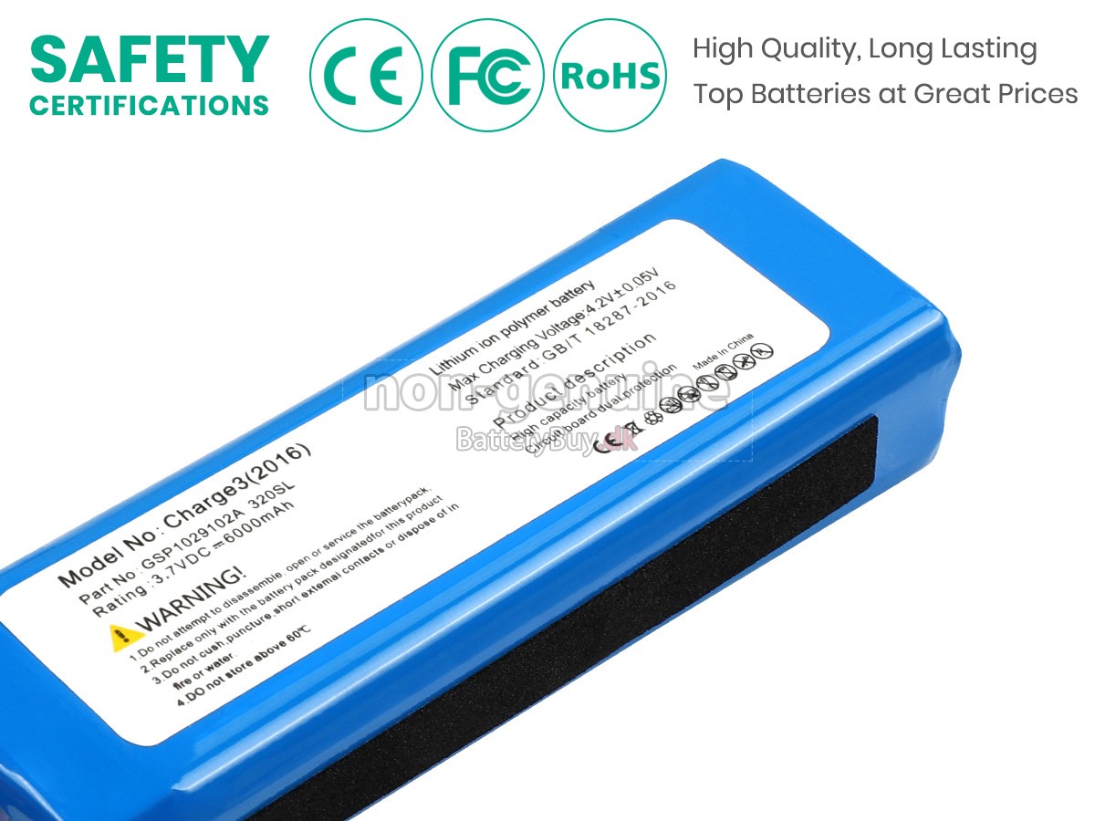 JBL GSP1029102A-2016 udskiftningsbatteri