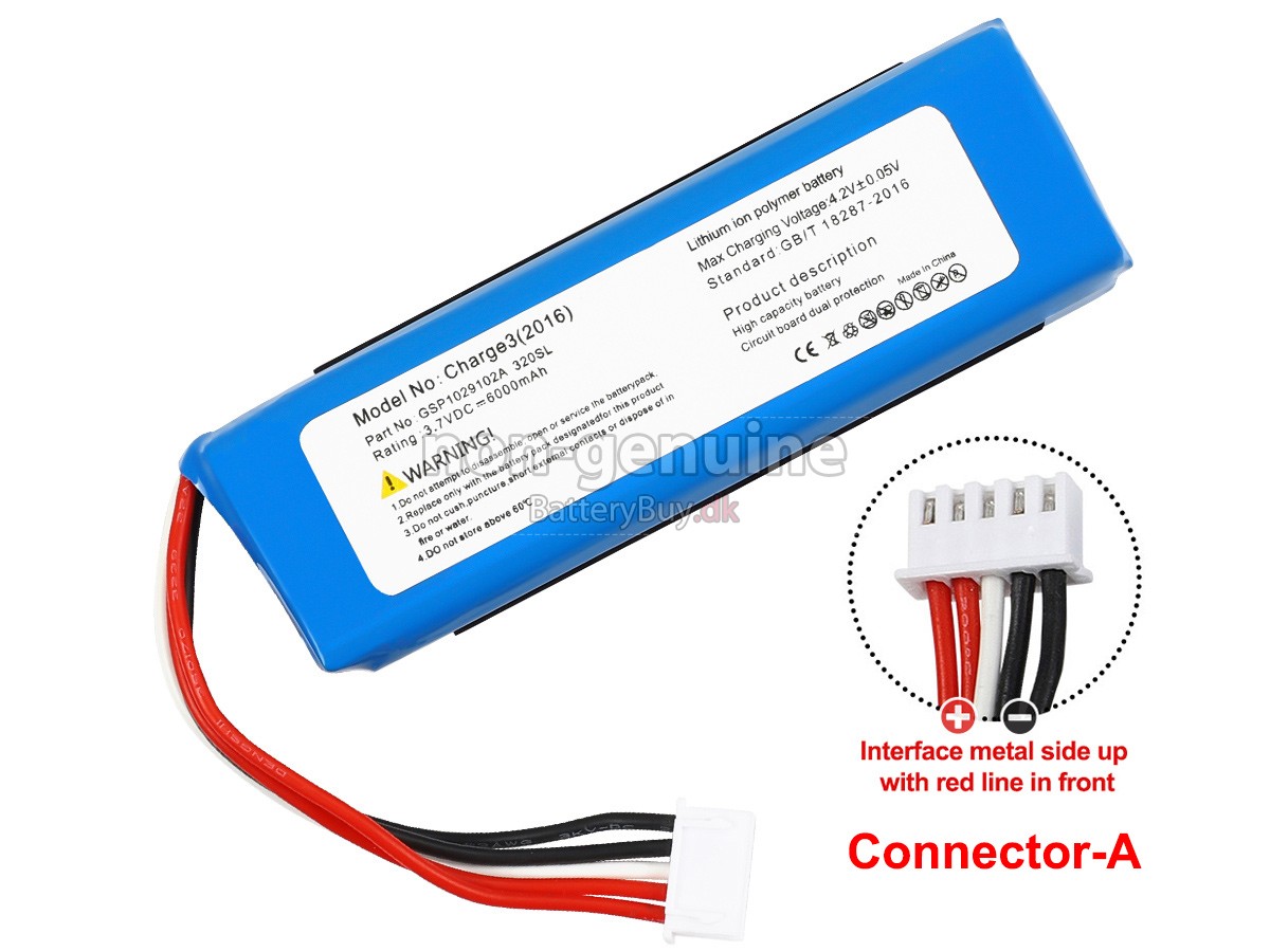 JBL GSP1029102A-2016 udskiftningsbatteri
