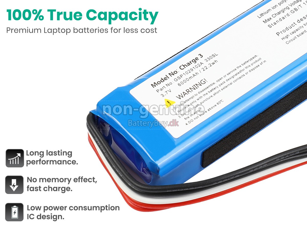 JBL GSP1029102A-2016 udskiftningsbatteri