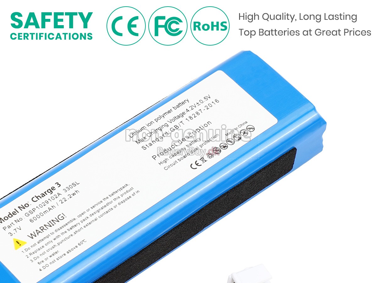 JBL GSP1029102A-2016 udskiftningsbatteri