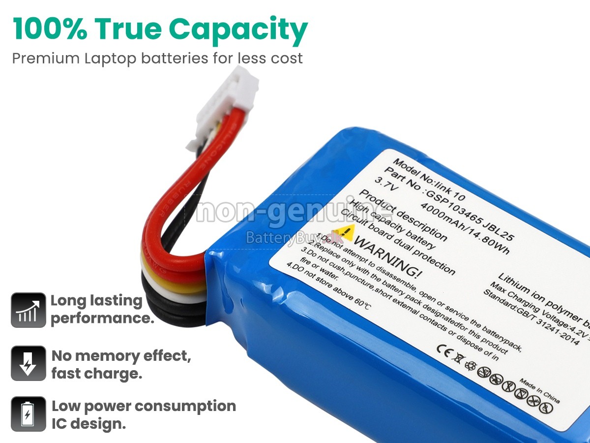 JBL GSP103465 udskiftningsbatteri