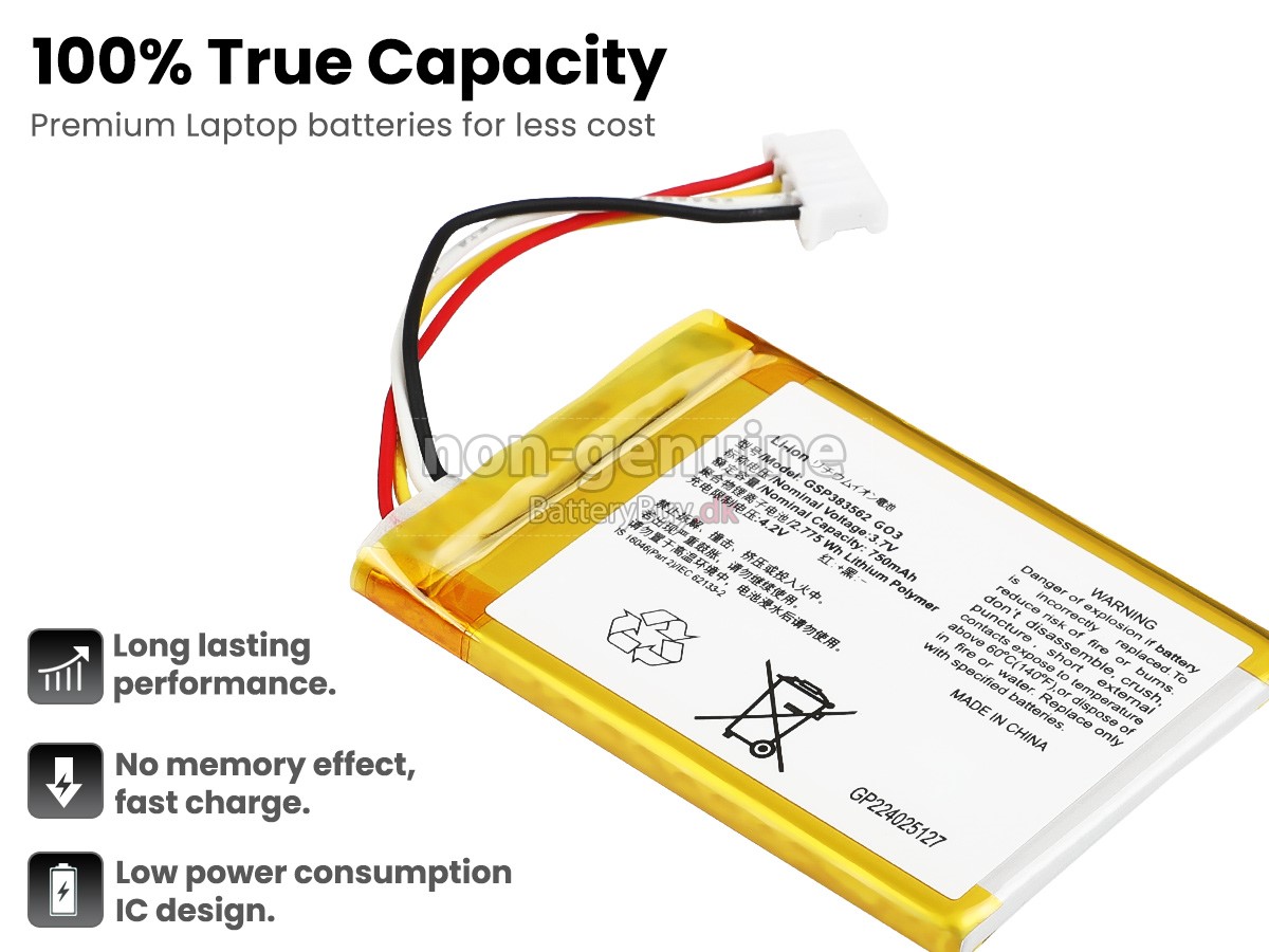 JBL GO 3 udskiftningsbatteri