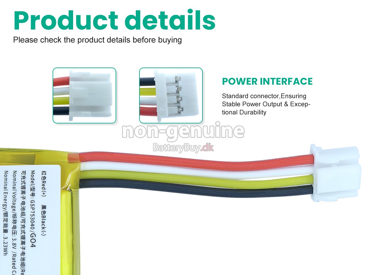 JBL GO 4 udskiftningsbatteri