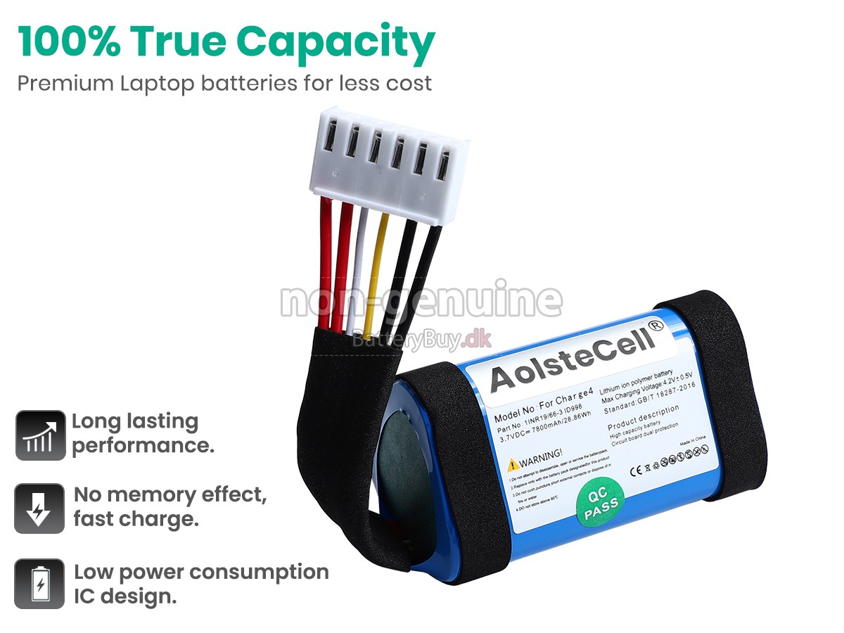 JBL CHARGE 4BLK udskiftningsbatteri