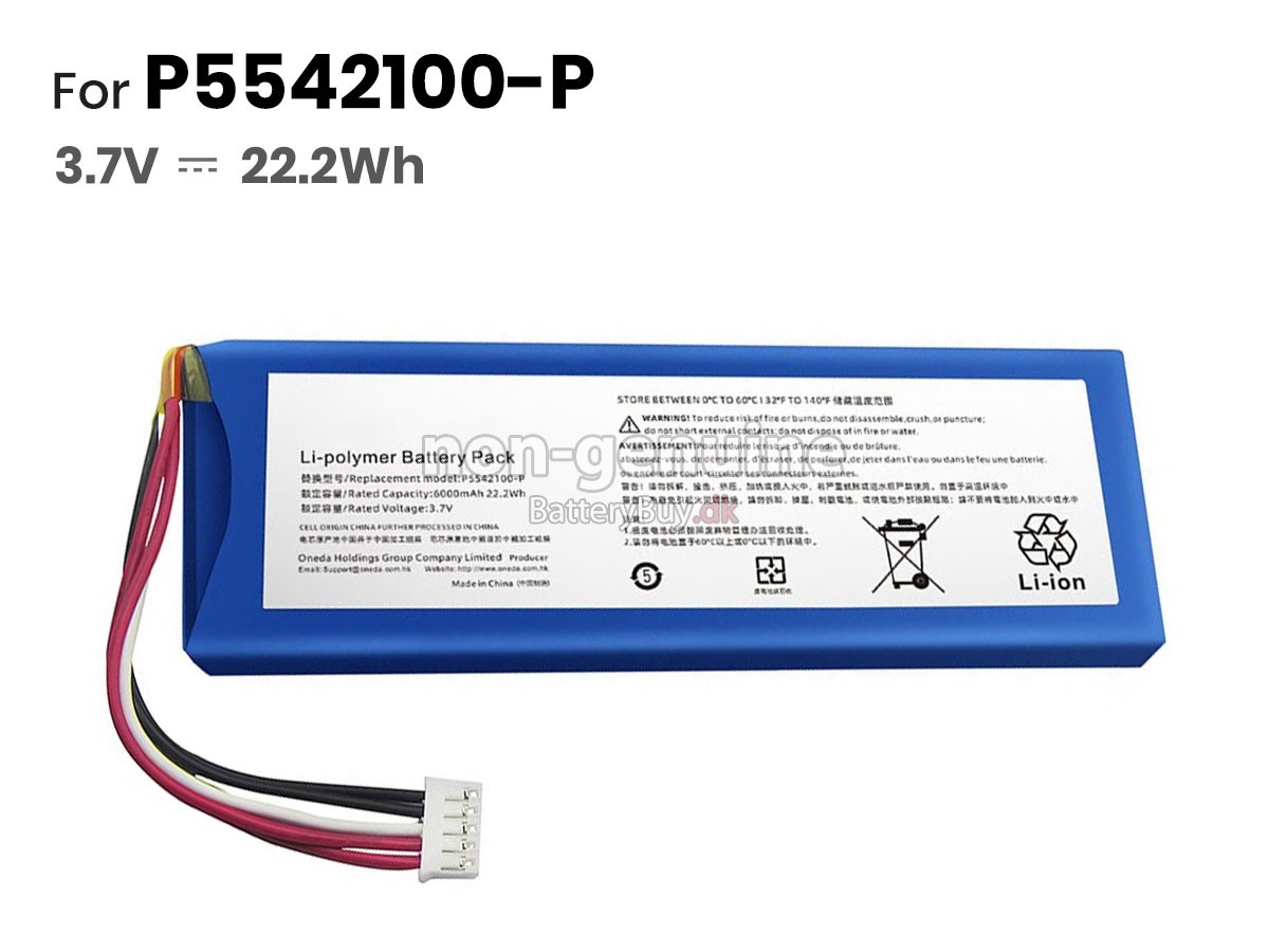 JBL PULSE 3 udskiftningsbatteri