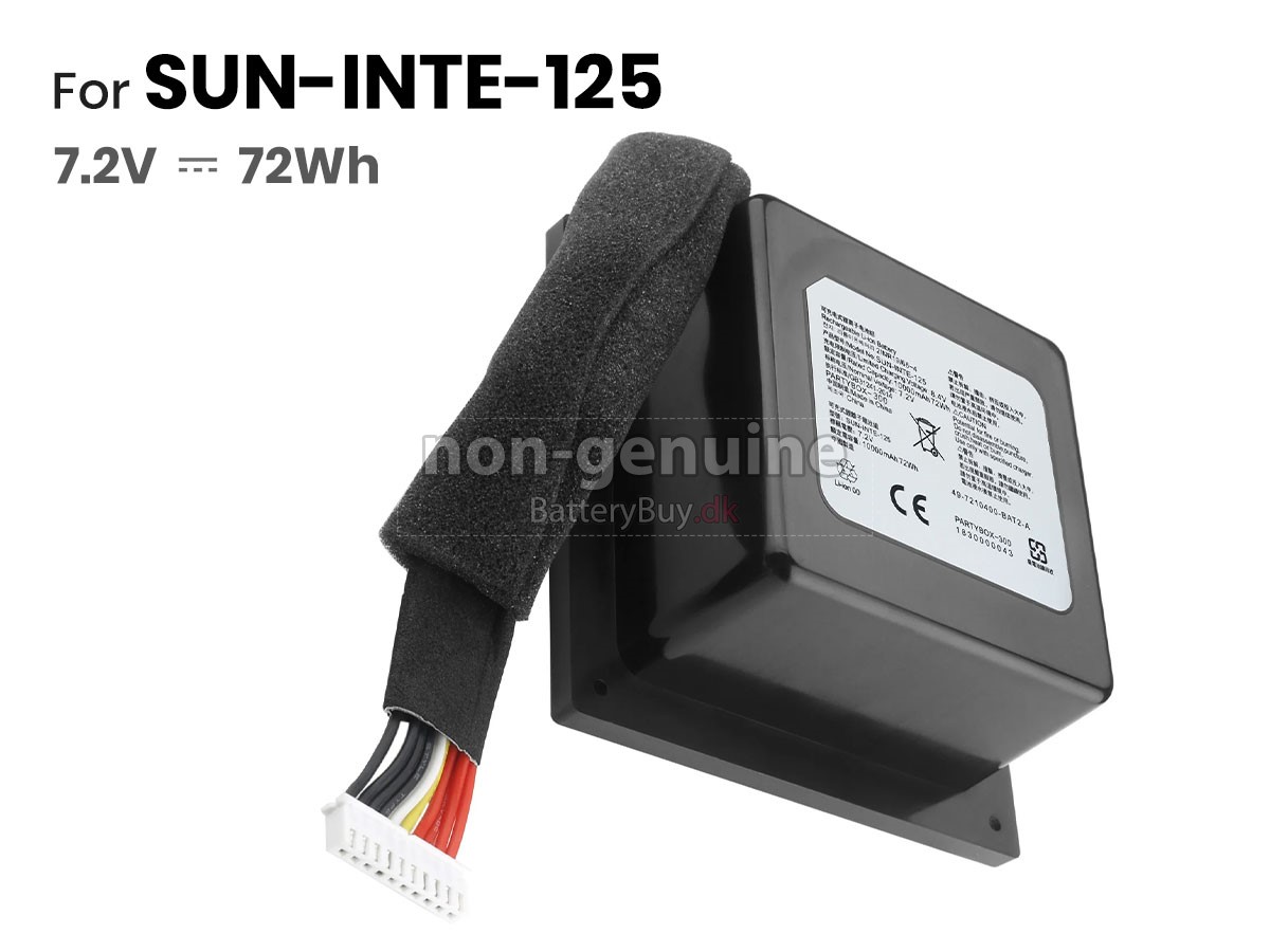 JBL SUN-INTE-125 udskiftningsbatteri