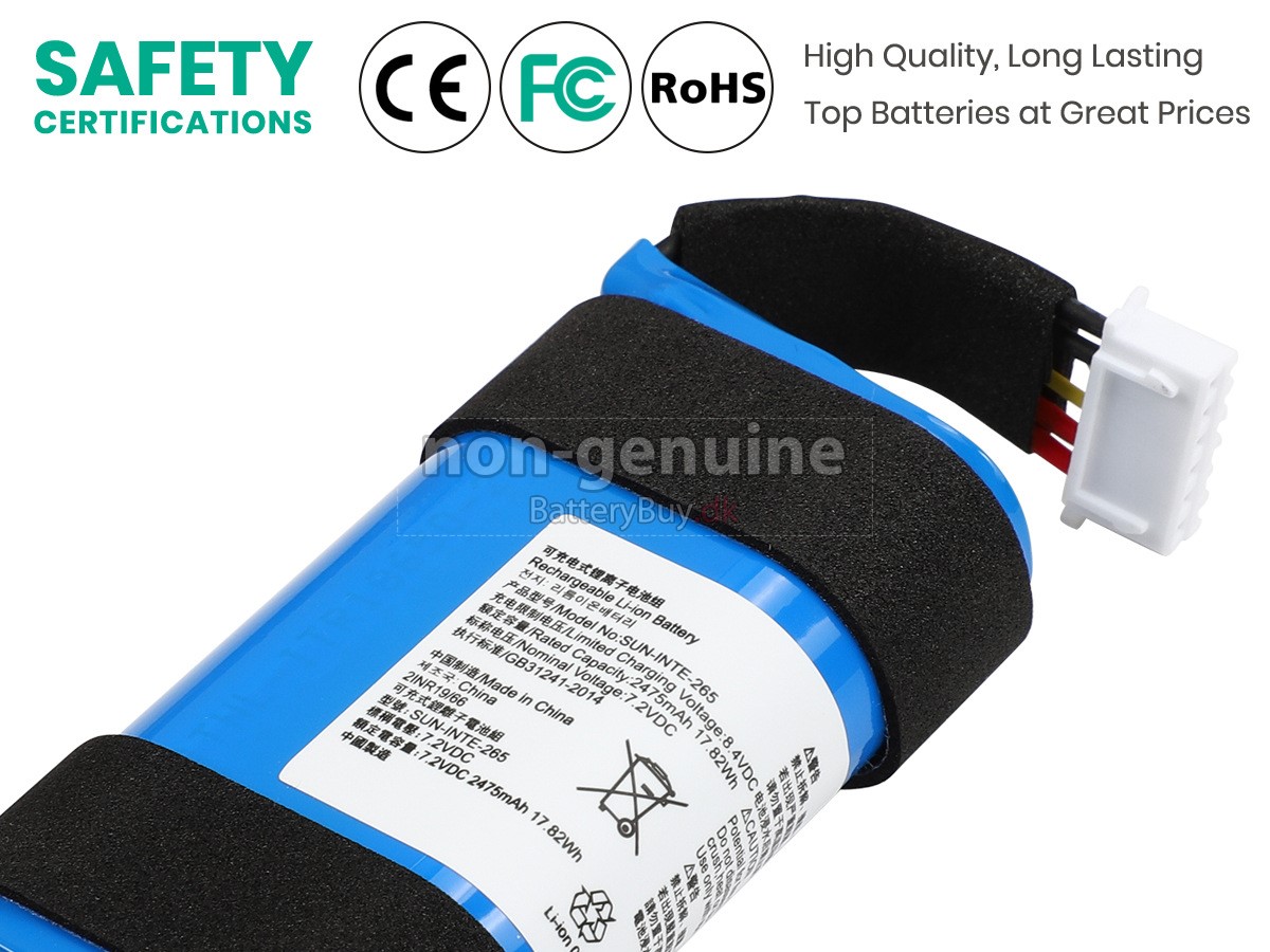 JBL SUN-INTE-265 udskiftningsbatteri