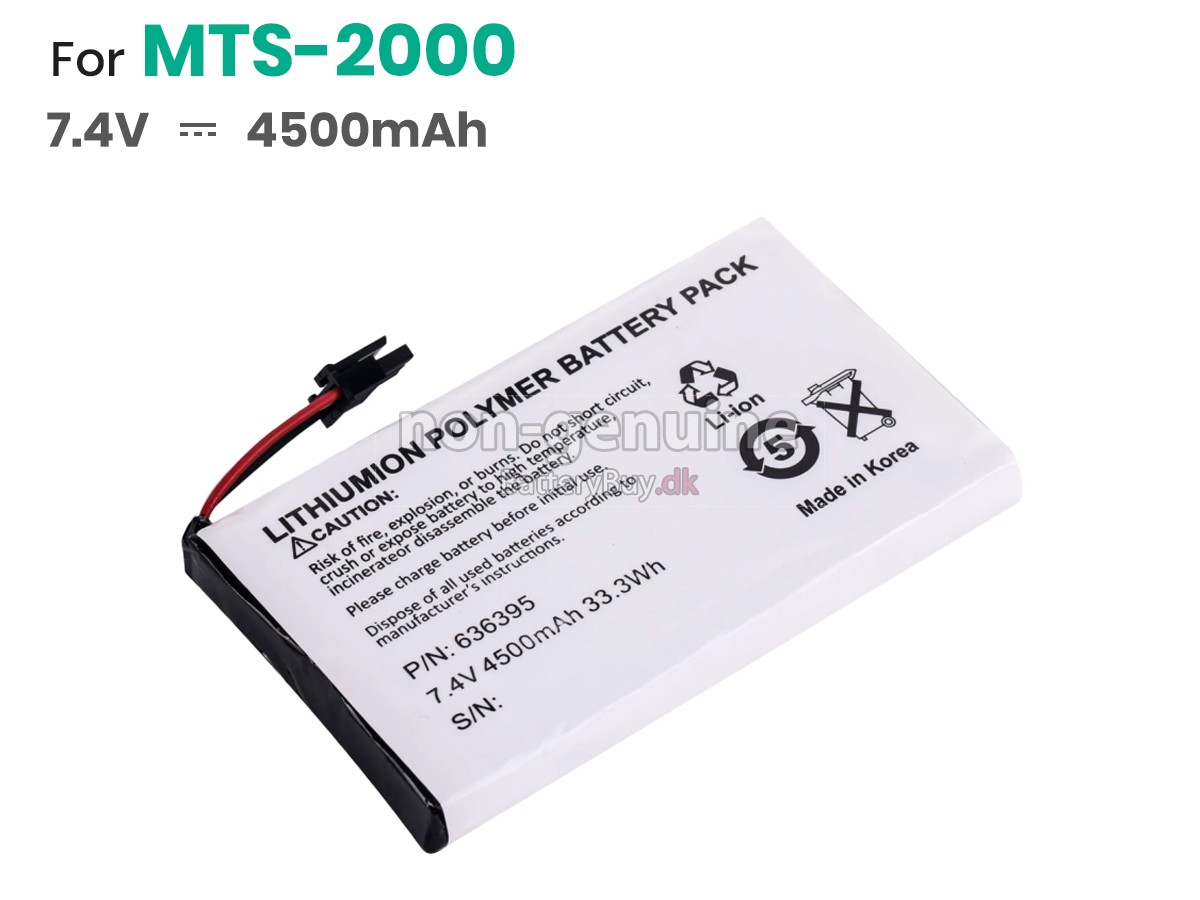 JDSU MTS-2000 udskiftningsbatteri