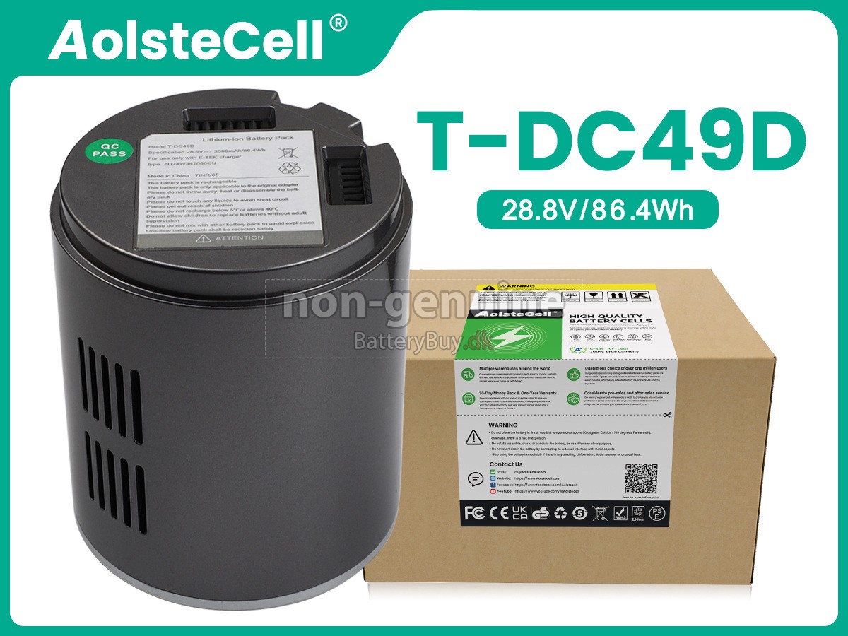 JIMMY T-DC49D udskiftningsbatteri