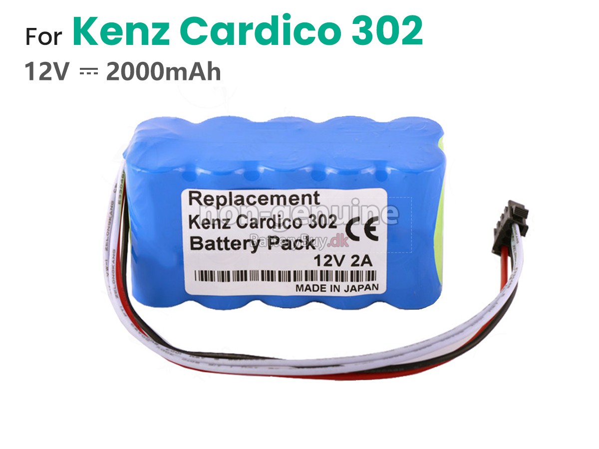 Kenz Cardico 302 udskiftningsbatteri