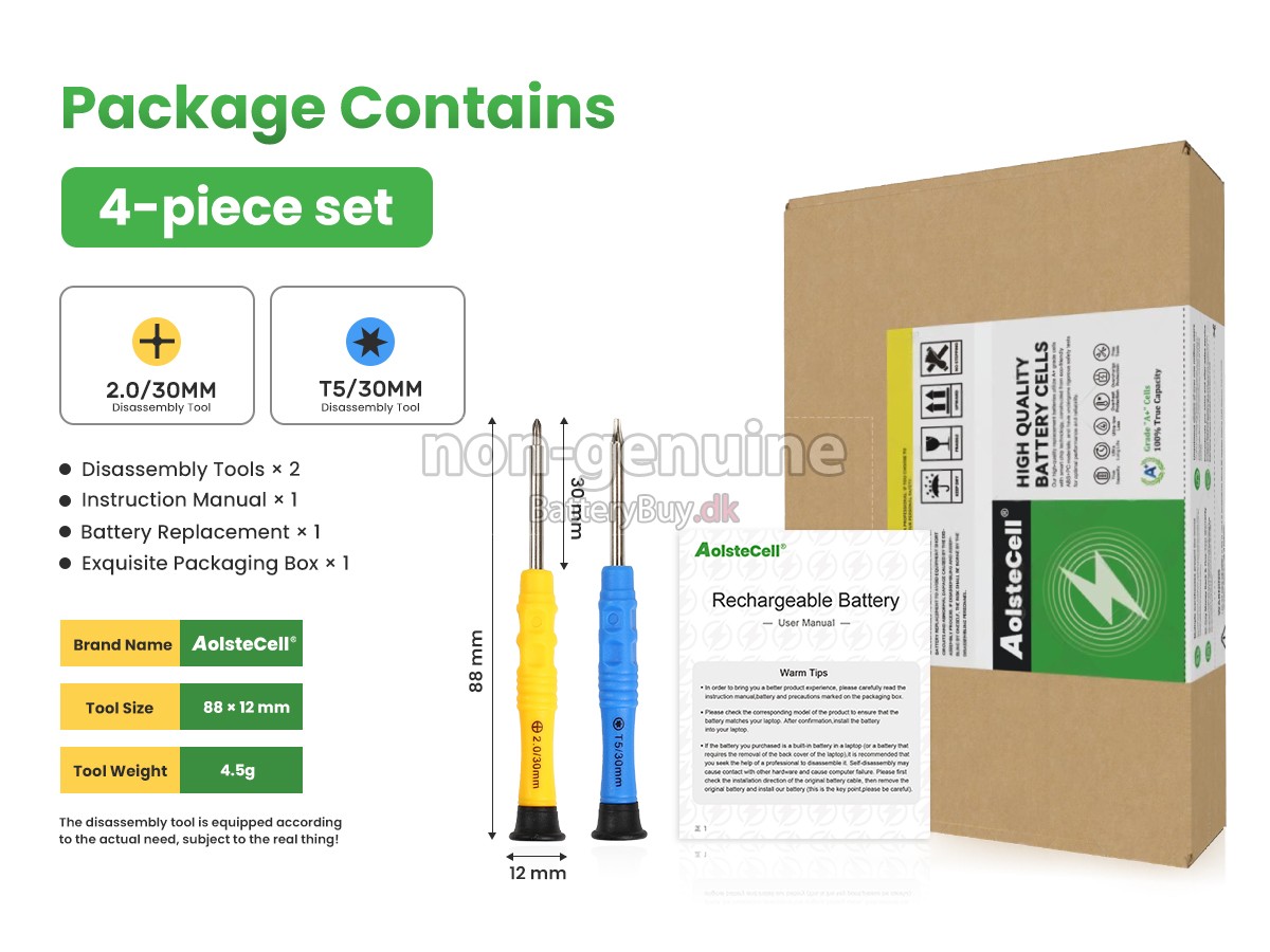 Kyocera 5AAXBT135GEA udskiftningsbatteri