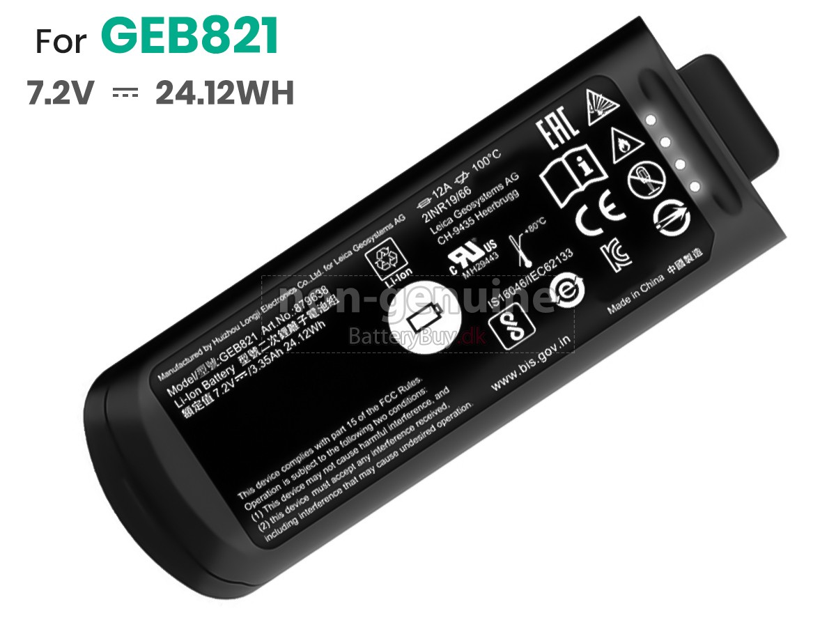 Leica GEB821 udskiftningsbatteri