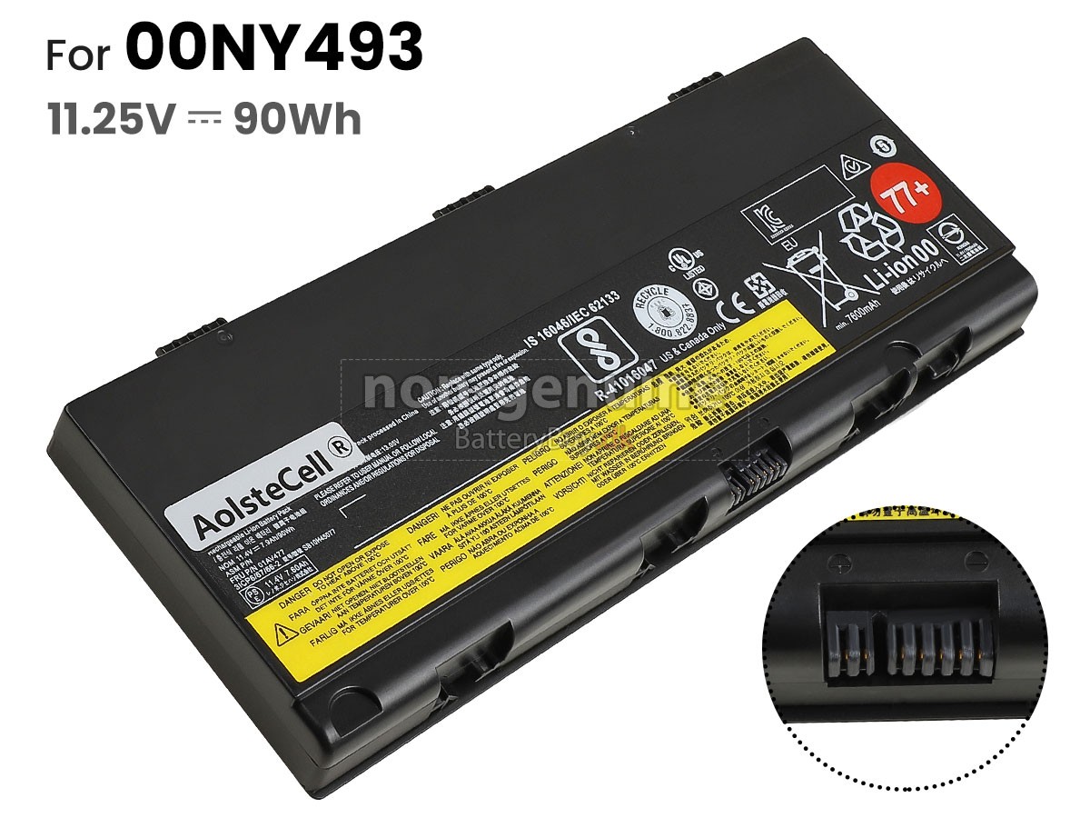 Lenovo ThinkPad P52-20MA udskiftningsbatteri