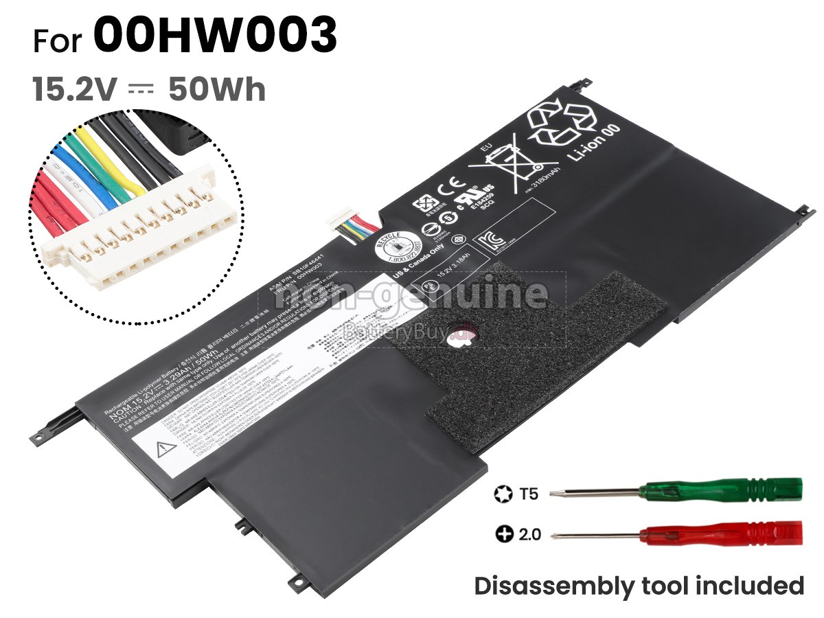 Lenovo ThinkPad X1 CARBON (3RD GEN)-20BS006B++ udskiftningsbatteri