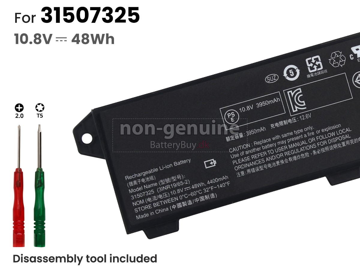 Lenovo 31507325 udskiftningsbatteri