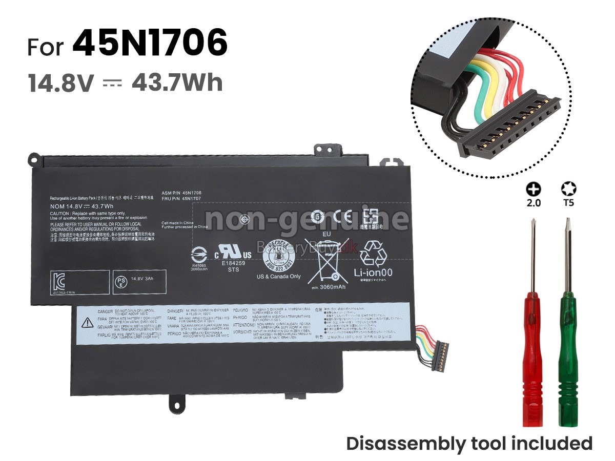 Lenovo ThinkPad YOGA S1-S240 udskiftningsbatteri