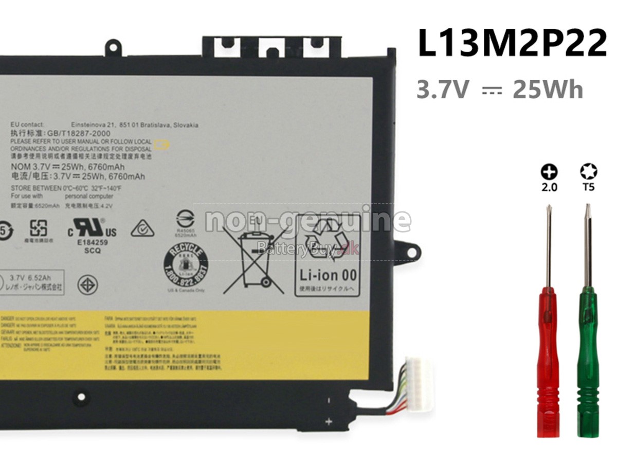 Lenovo MIIX 2 10 Tablet laptop udskiftningsbatteri