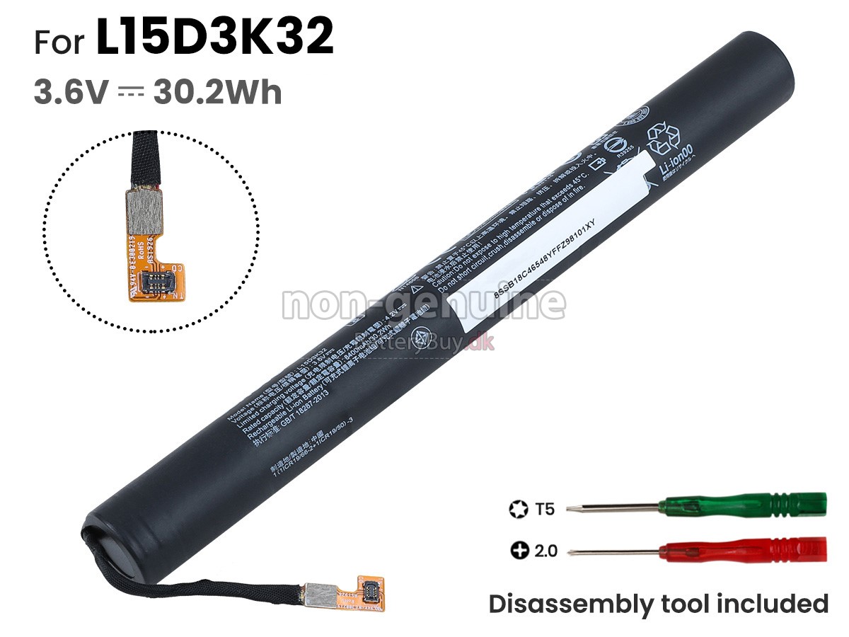 Lenovo L15D3K32 udskiftningsbatteri