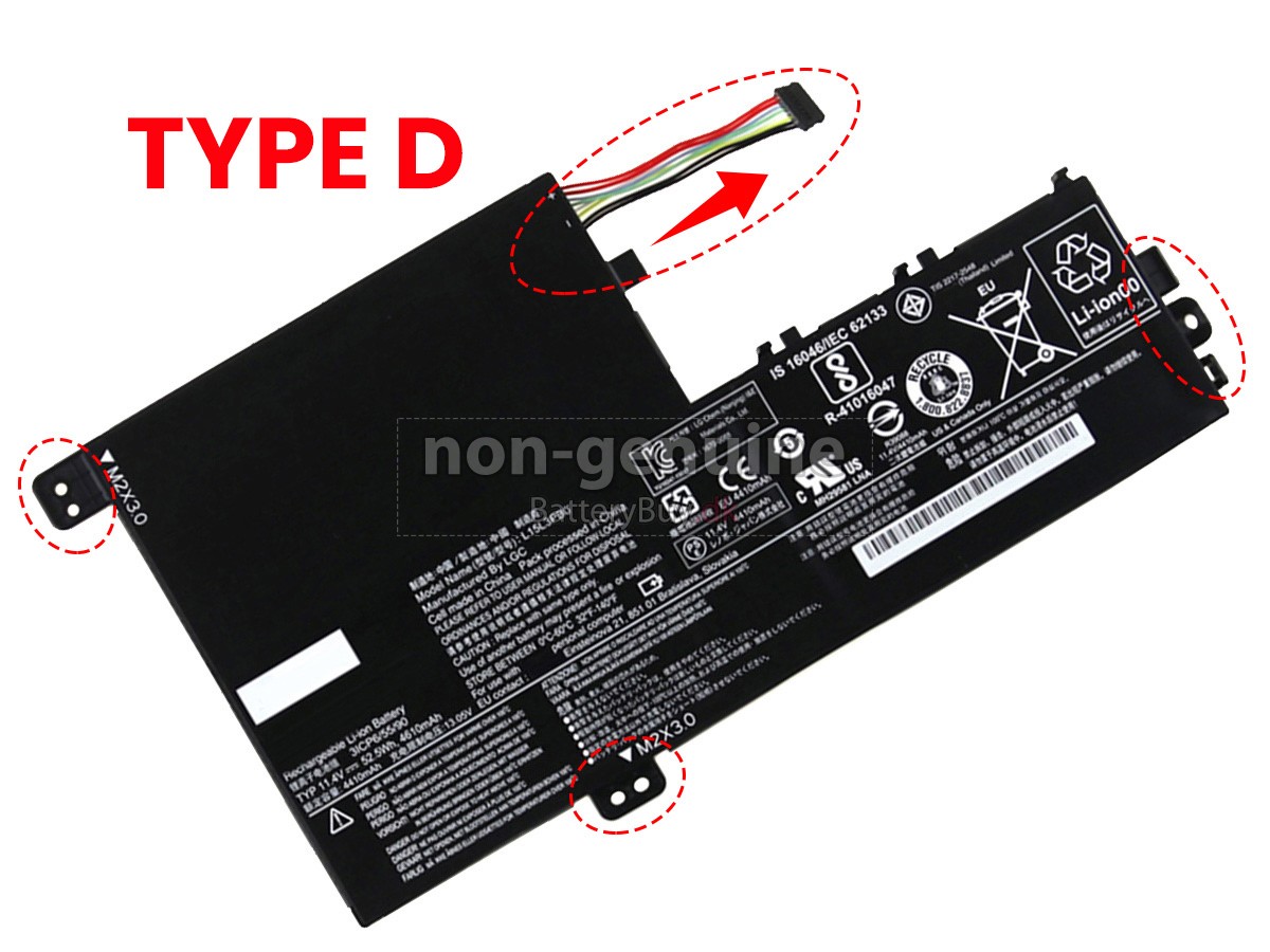 Lenovo YOGA 510-14IKB udskiftningsbatteri