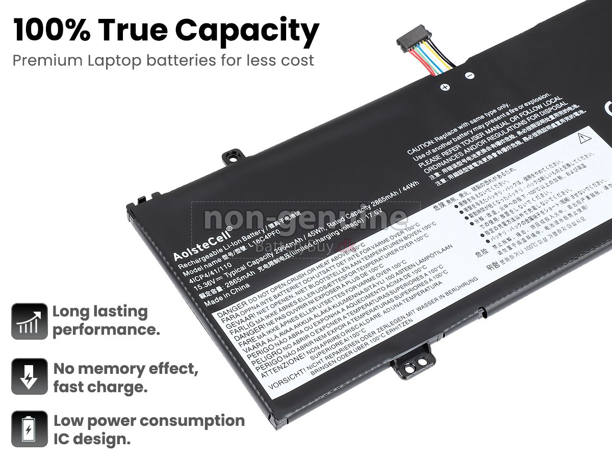 Lenovo THINKBOOK 13S-IWL-20RR0043SP udskiftningsbatteri
