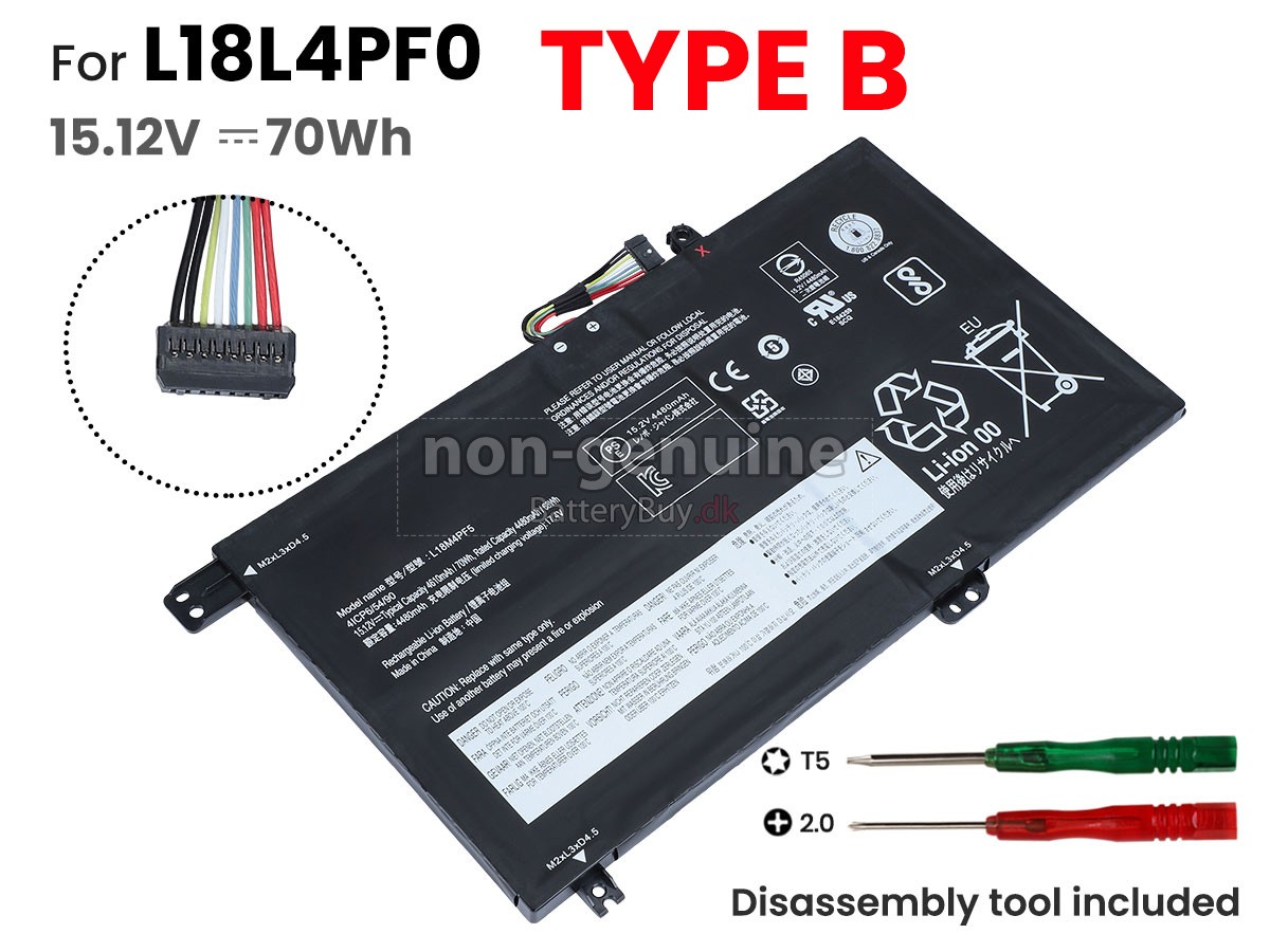 Lenovo L18M3PF8 udskiftningsbatteri