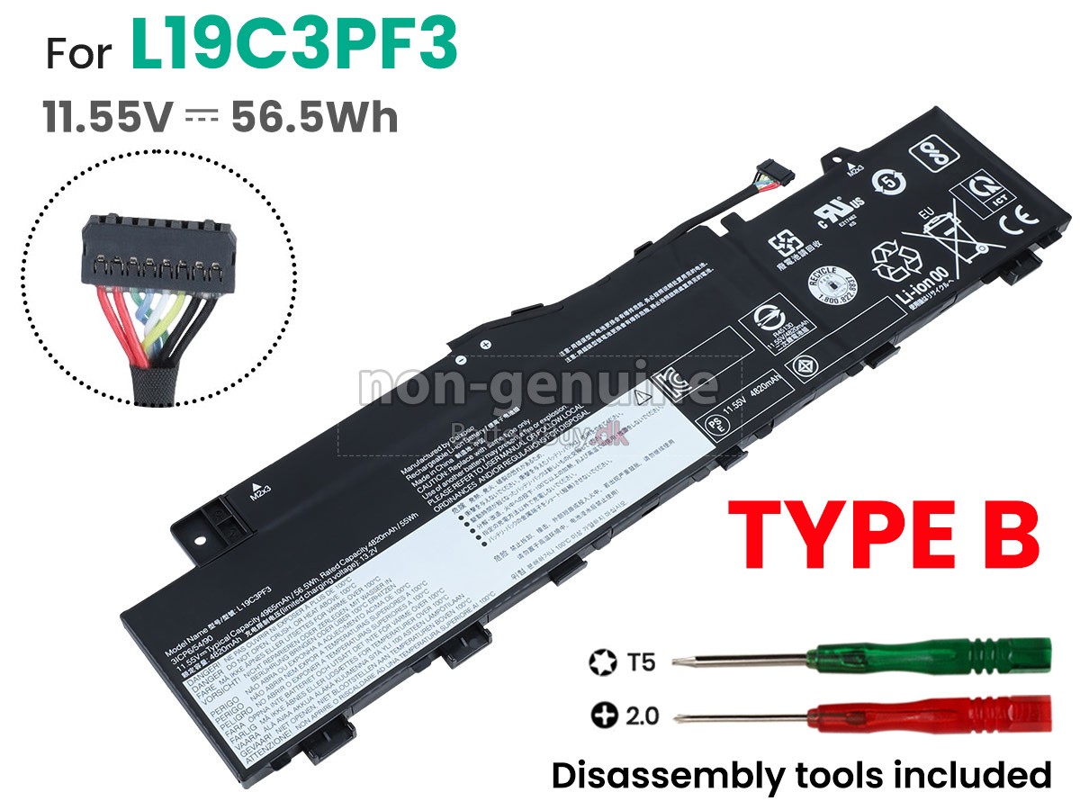 Lenovo IdeaPad 5 14ITL05-82FE0067IV udskiftningsbatteri