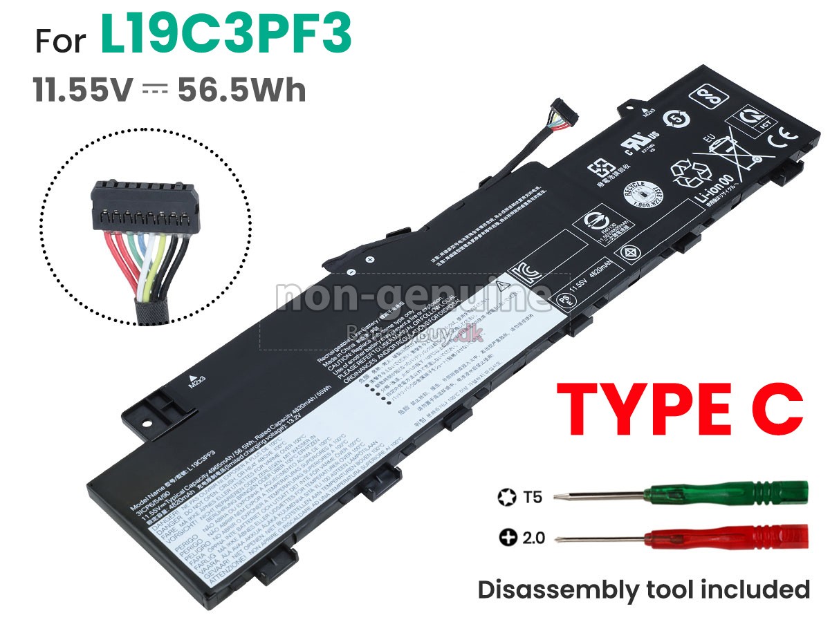 Lenovo IdeaPad 5 14ITL05-82FE0067IV udskiftningsbatteri