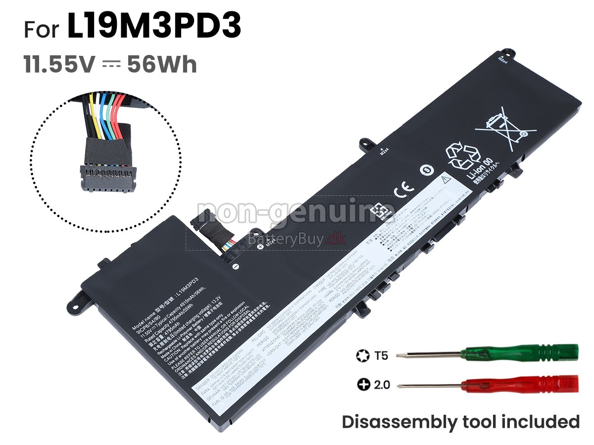 Lenovo 5B10V27760 udskiftningsbatteri