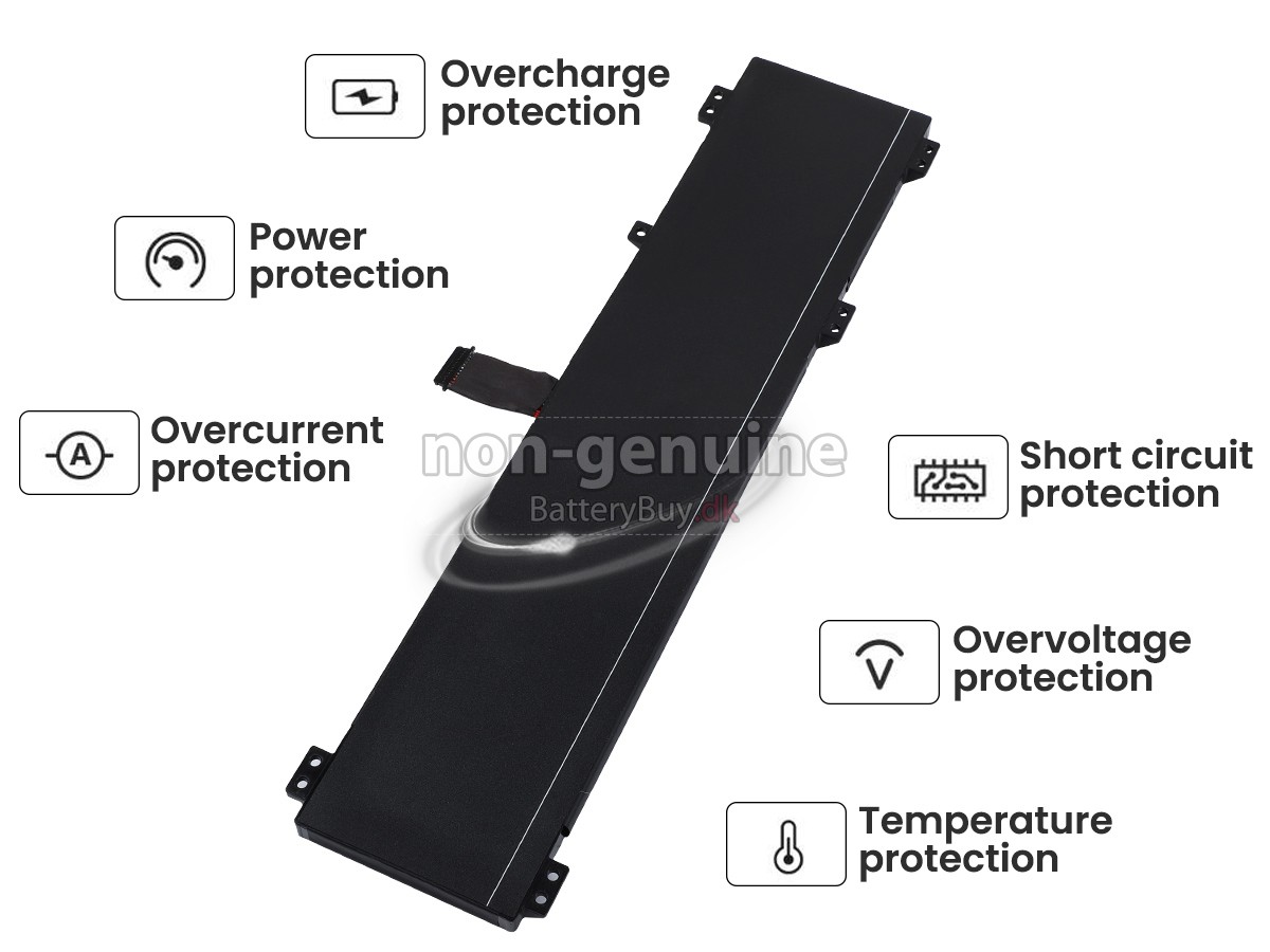 Lenovo LEGION 5 PRO 16ARH7H-82RG008XKR udskiftningsbatteri