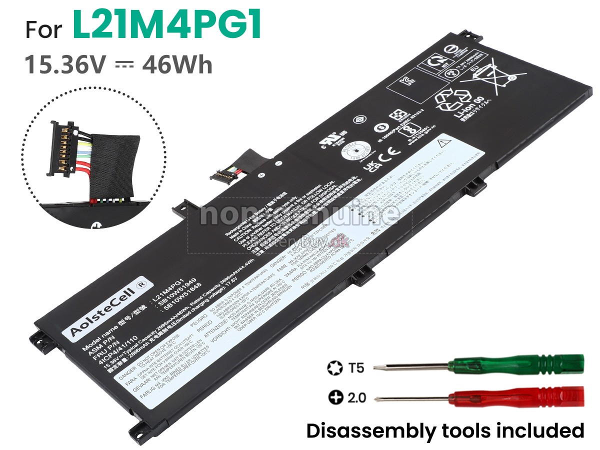 Lenovo ThinkPad L13 GEN 3 21BA000SAU udskiftningsbatteri