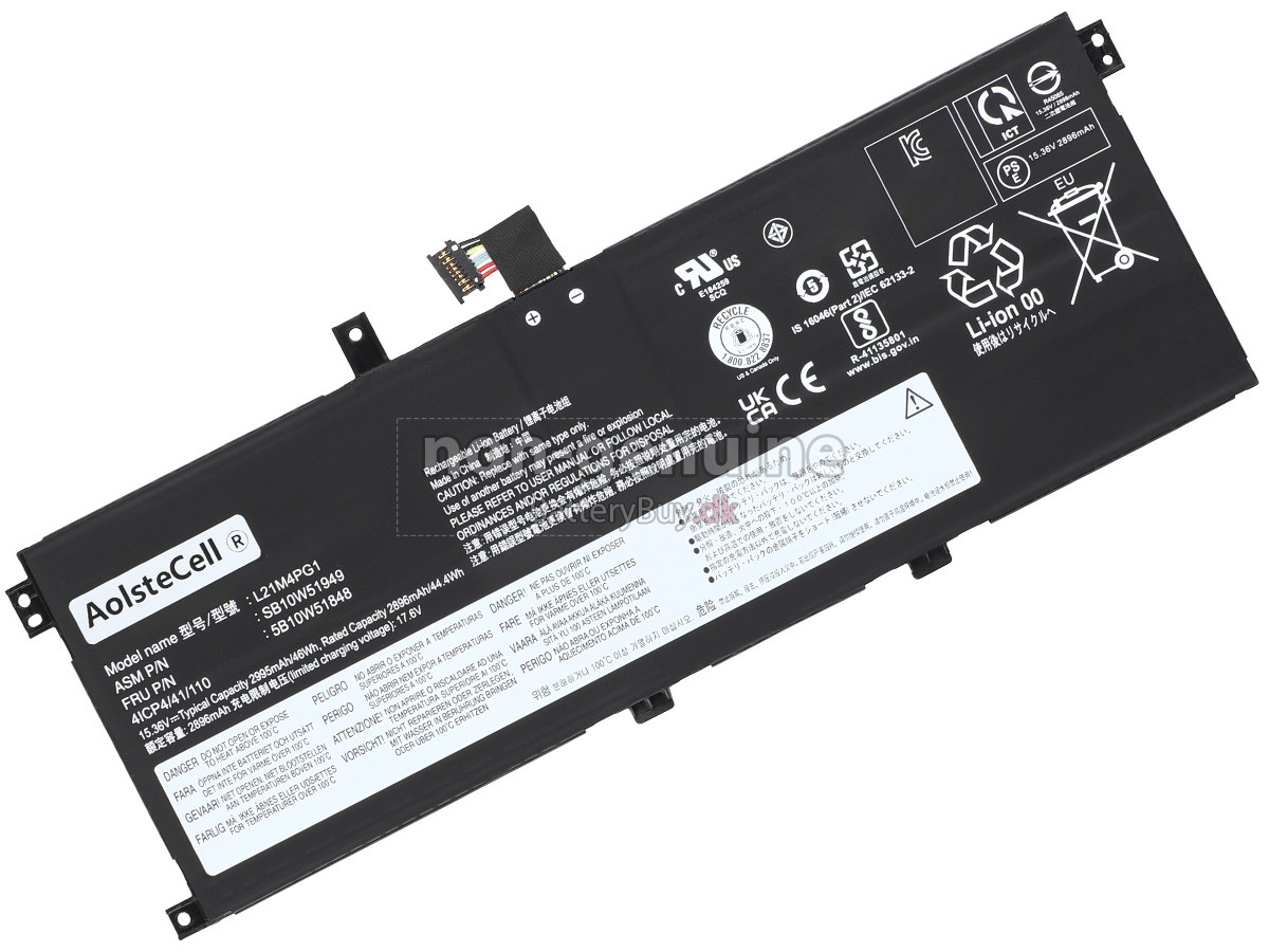 Lenovo ThinkPad L13 GEN 3 21BA000SAU udskiftningsbatteri