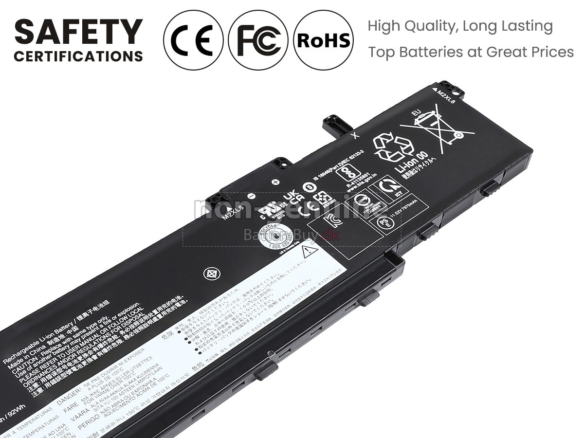 Lenovo ThinkPad P16 GEN 1-21D60045FE udskiftningsbatteri