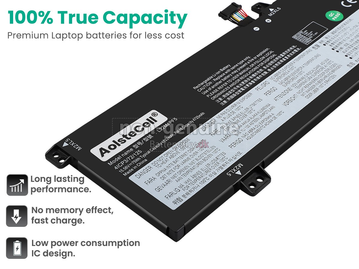 Lenovo YOGA PRO 9 16IRP8-83BY005YMZ udskiftningsbatteri