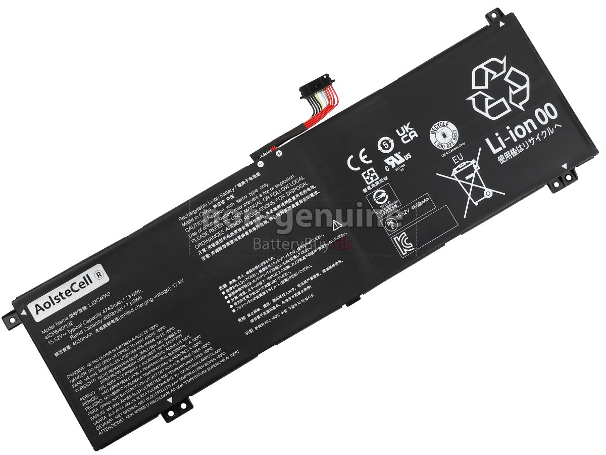 Lenovo LEGION SLIM 5 14APH8-82Y5004XRK udskiftningsbatteri