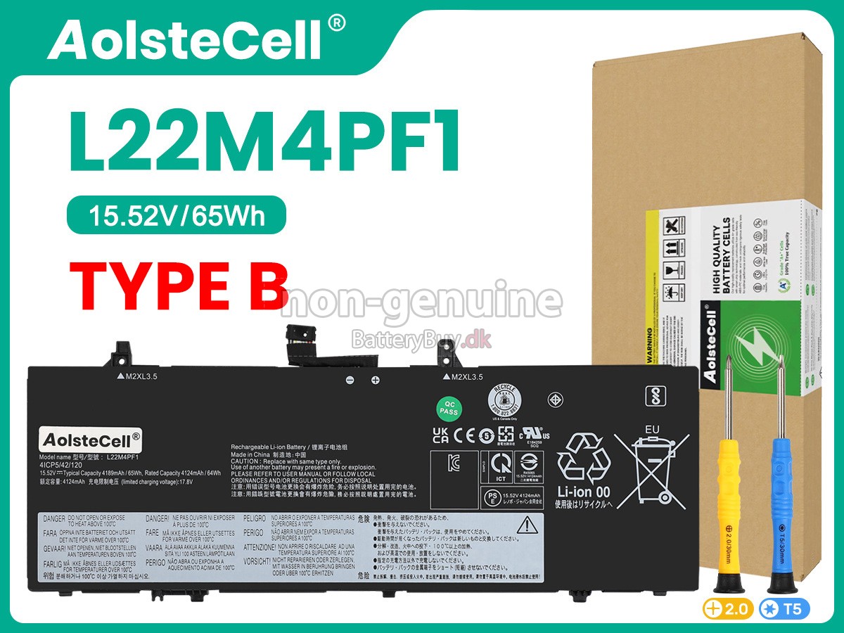 Lenovo YOGA SLIM 6 14IRP8-82WV0066FR udskiftningsbatteri