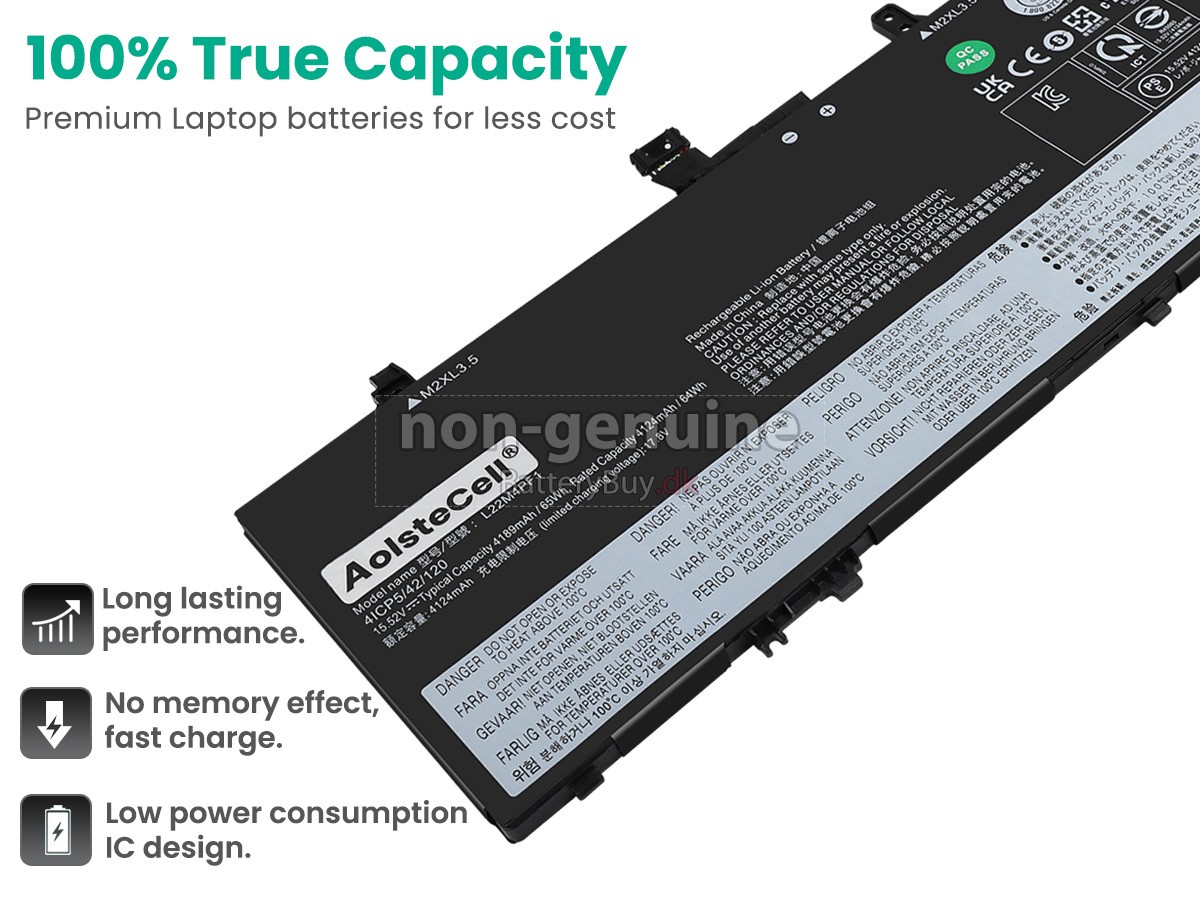 Lenovo YOGA SLIM 6 14IRP8-82WV0066FR udskiftningsbatteri