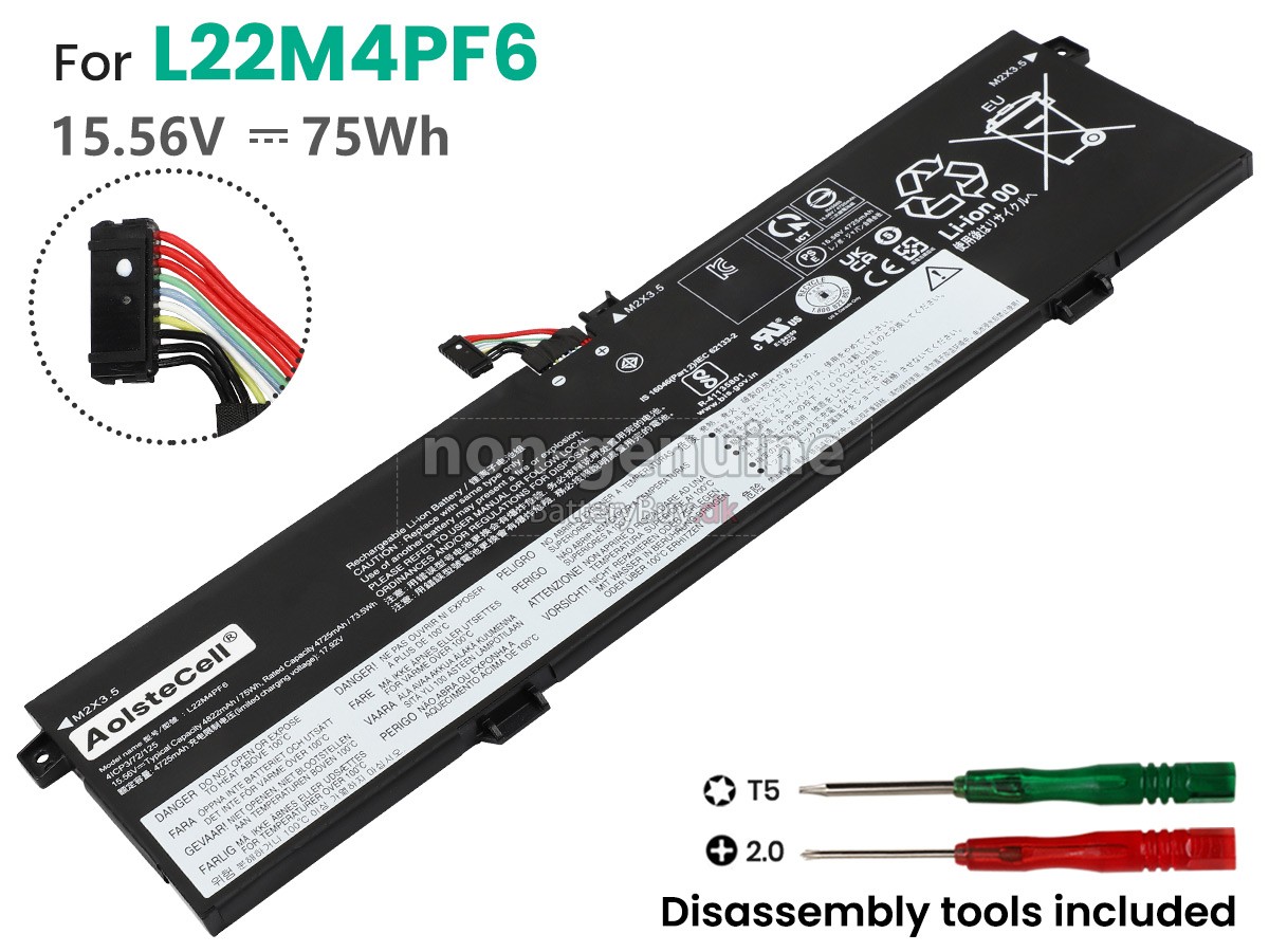 Lenovo YOGA PRO 9 14IRP8-83BU002HFR udskiftningsbatteri