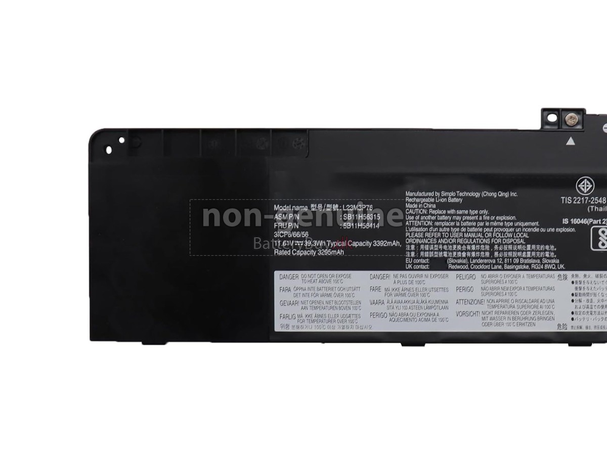 Lenovo L23M3P76 udskiftningsbatteri