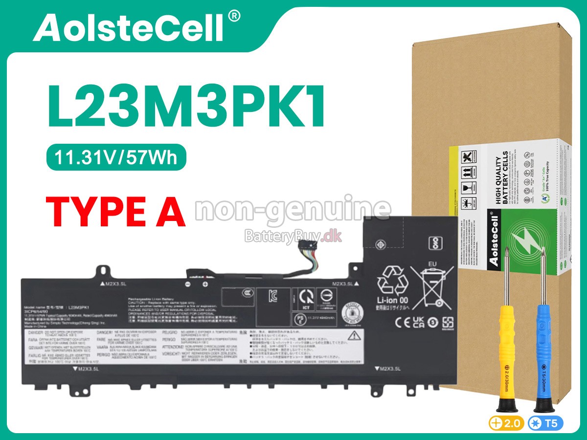 Lenovo IdeaPad SLIM 5 15IRU9-83D0000MSB udskiftningsbatteri