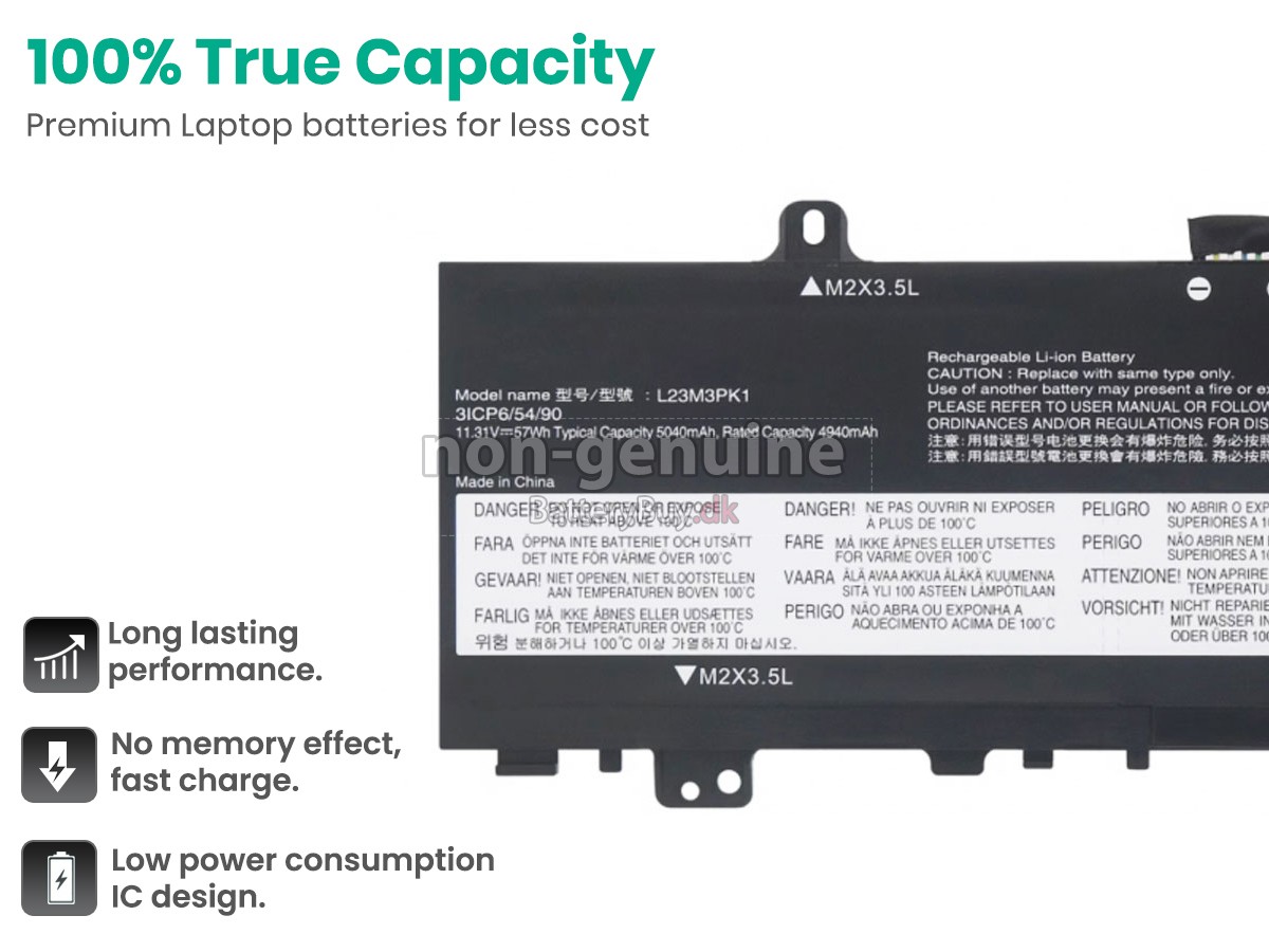 Lenovo IdeaPad SLIM 5 15IRU9-83D0000MSB udskiftningsbatteri