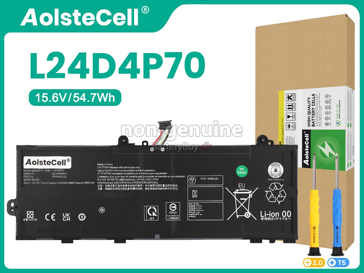 Lenovo L24D4P70 udskiftningsbatteri