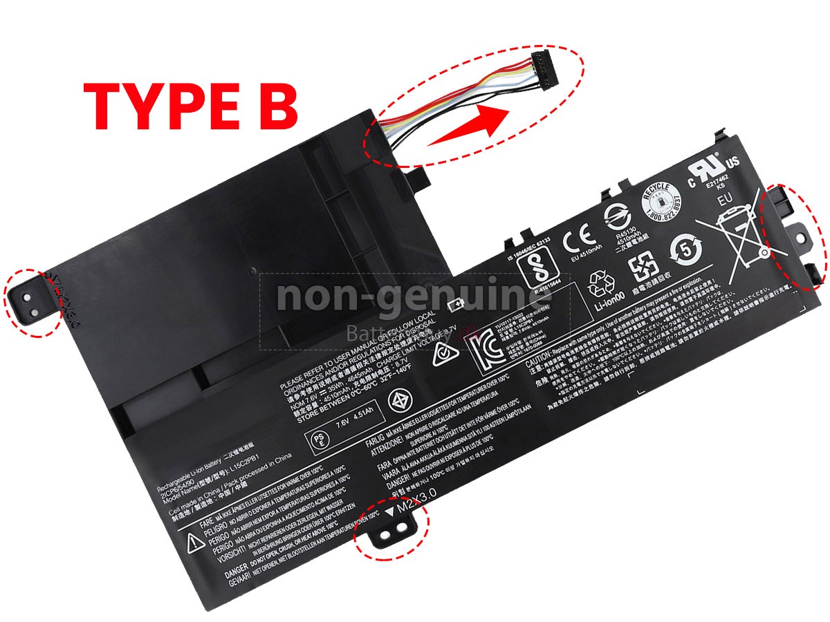 Lenovo YOGA 510-14IKB udskiftningsbatteri