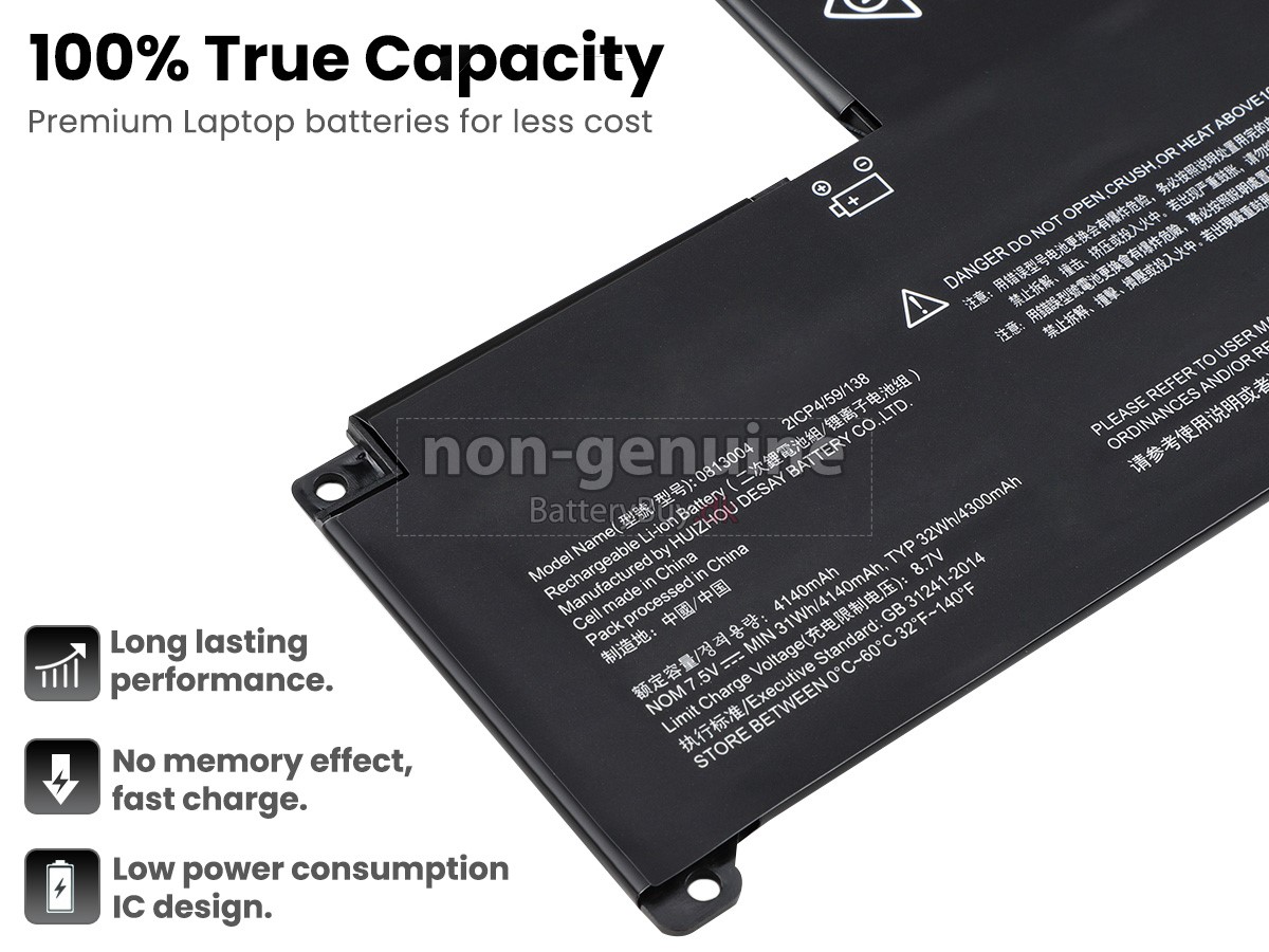 Lenovo IdeaPad 110S-11IBR-80WG000UMH laptop udskiftningsbatteri